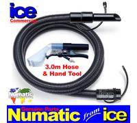 Numatic CT 370 GVE George Car Valeting Upholstery Cleaning Hose & Hand Tool A42