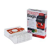 Henry NVM-1CH/907076 HepaFlo Vacuum Bags, Pack of 5, White