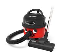 Numatic HVT160 Henry Turbo 620W Vacuum Cleaner with AiroBrush and Microfresh Filtration, 9L - Red/Black, New