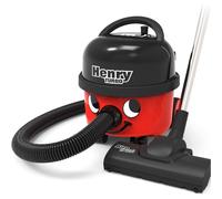 Numatic HVT160 Henry Turbo 620W Vacuum Cleaner with AiroBrush and Microfresh Filtration, 9L - Red/Black, New