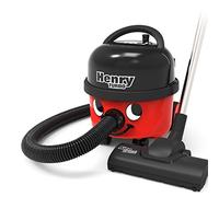 Numatic HVT160 Henry Turbo 620W Vacuum Cleaner with AiroBrush and Microfresh Filtration, 9L - Red/Black, New