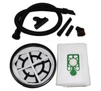 Numatic Vacuum Cleaner 1.8 Metre Hose + 10 X Microfibre Dust Bags 12" Filter + 4 Piece Tool Kit By Ufixt