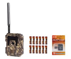 NUM'AXES PIE1046 Outdoor Photographic Trap, Batteries + Memory Card