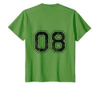 Number 08 on the back T-Shirt