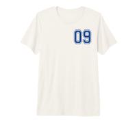 Number 09 in Blue Premium T-Shirt