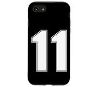 NUMBER 11 ELEVEN AGE YEAR SPORTS JERSEY #11 FRONT AND BACK Case for iPhone SE (2020) / 7/8