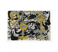 Number 12A Jackson Pollock Print, Abstract Expressionist Splatter Painting Poster, Iconic Art For Modern Interiors, Wall Decor for Home, Office, A3 (Print Only) - 42x29.7cm