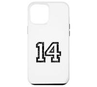 Number 14 (Vintage Black/White) 14th Birthday No.14 Case for iPhone 12 Pro Max
