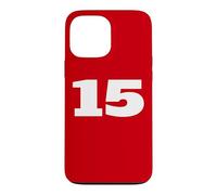 Number 15 Fifteen Sports Team FRONT PRINT Matching Birthday Case for iPhone 13 Pro Max