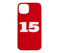 Number 15 Fifteen Sports Team FRONT PRINT Matching Birthday Case for iPhone 15 Plus