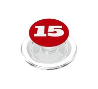 Number 15 Fifteen Sports Team FRONT PRINT Matching Birthday PopSockets PopGrip for MagSafe