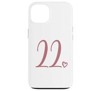 Number 22 Twenty-Two For Women 22 Years Old 22nd Birthday Case for iPhone 13