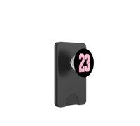 Number 23 Pink Hearts Varsity Style 23rd Birthday Design PopSockets PopWallet for MagSafe