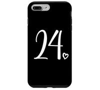 Number 24 Twenty-Four For Women, 24 Years Old 24th Birthday Case for iPhone 7 Plus/8 Plus