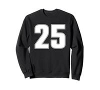 NUMBER 25 TWENTY FIVE AGE YEAR SPORT JERSEY #25 FRONT & BACK Sweatshirt