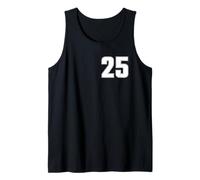 Number 25 Twenty Five Age Year Sport Jersey #25 Tank Top