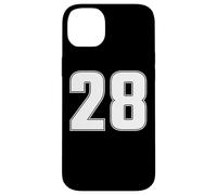NUMBER 28 TWENTY EIGHT AGE YEAR SPORT JERSEY # FRONT & BACK Case for iPhone 14 Plus