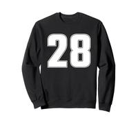 NUMBER 28 TWENTY EIGHT YEAR OLD AGE 2028 SPORTS TEAM JERSEY Sweatshirt