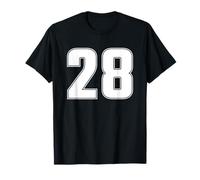 NUMBER 28 TWENTY EIGHT YEAR OLD AGE 2028 SPORTS TEAM JERSEY T-Shirt
