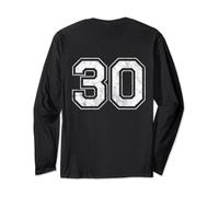 Number 30 on the back Long Sleeve T-Shirt