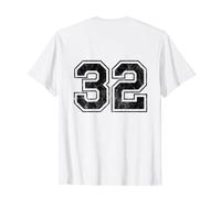 Number 32 on the back T-Shirt