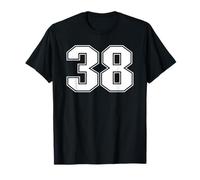 Number 38 Sports Numbered Player Number Thirty-Eight T-Shirt