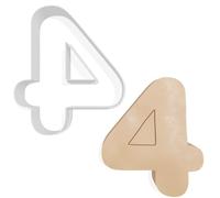 Number 4 Cookie Cutter - 3 Sizes