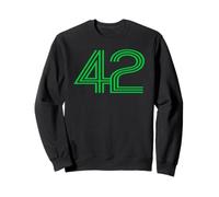 Number 42 Shirt Retro Uniform Europe Style Back Print Jersey Sweatshirt