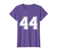 Number 44 Big Bold Capital Varsity Alphabet Monogram T-Shirt