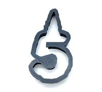 Number 5 Five Unicorn Cookie Cutter Fondant Cake Decorating (4 inches)