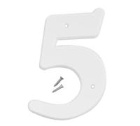 NUMBER 5 PLSTC 6 WHITE by HY-KO MfrPartNo 30305 by Hy-Ko
