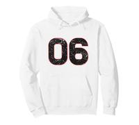 Number 6 Varsity Sports Team Jersey 6 Years Old 6th Birthday Pullover Hoodie