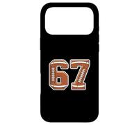 Number 67 American Football Jersey Style Lineman Men Women Case for iPhone 17 Pro Max