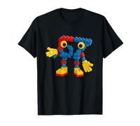 Number 67 Meme Six Seven 6 7 Building Blocks Gen Alpha Slang T-Shirt