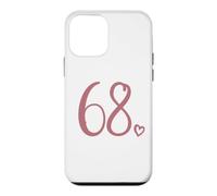 Number 68, Sixty-Eight For Women 68 Years Old 68th Birthday Case for iPhone 12 mini