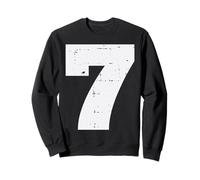 Number 7 Matching 67 Meme Halloween 7th Birthday Kids Boys Sweatshirt