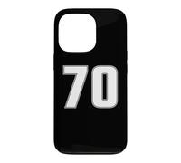 NUMBER 70 SEVENTY YEARS OLD AGE SPORTS TEAM JERSEY 70TH Case for iPhone 13 Pro