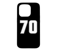 NUMBER 70 SEVENTY YEARS OLD AGE SPORTS TEAM JERSEY 70TH Case for iPhone 15 Pro