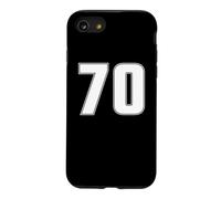 NUMBER 70 SEVENTY YEARS OLD AGE SPORTS TEAM JERSEY 70TH Case for iPhone SE (2020) / 7/8