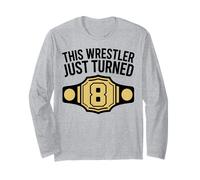 Number 8 Championship Belt Graphic, Elite Legacy Long Sleeve T-Shirt