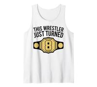 Number 8 Championship Belt Graphic, Elite Legacy Tank Top