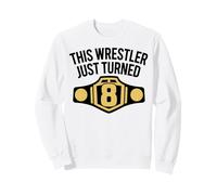 Number 8 Championship Belt Graphic, Elite Winner Sweatshirt