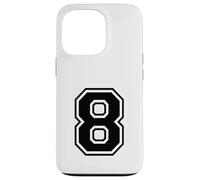 Number 8 Jersey for a Happy 8th Birthday Twin Day Case for iPhone 13 Pro