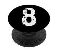 Number 8 - Lucky Number Eight PopSockets Adhesive PopGrip