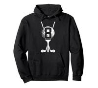 NUMBER 8 YEARS GOLF 8TH BIRTHDAY Pullover Hoodie