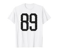 Number 89 Sports Team 89th Jersey Varsity Birthday Football T-Shirt