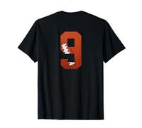 Number 9 BACKSIDE - American Football Jersey Numbered T-Shirt