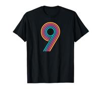 Number 9, Nine 9th Anniversary, Boys Girls 9th Birthday T-Shirt