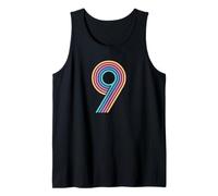 Number 9, Nine 9th Anniversary, Boys Girls, 9th Birthday Tank Top