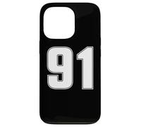 NUMBER 91 NINETY ONE YEARS OLD AGE SPORTS TEAM JERSEY 91ST Case for iPhone 13 Pro